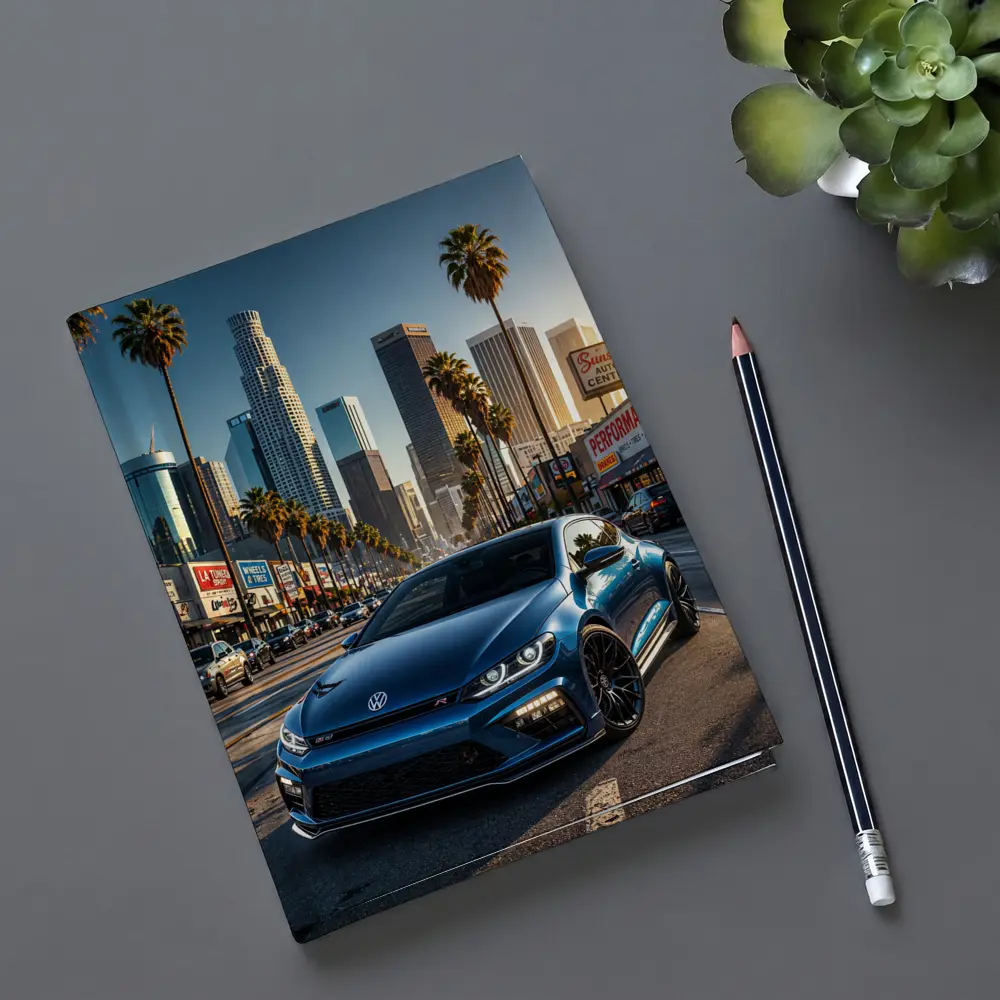 Volkswagen Scirocco R Los Angeles City Street – Notebooks