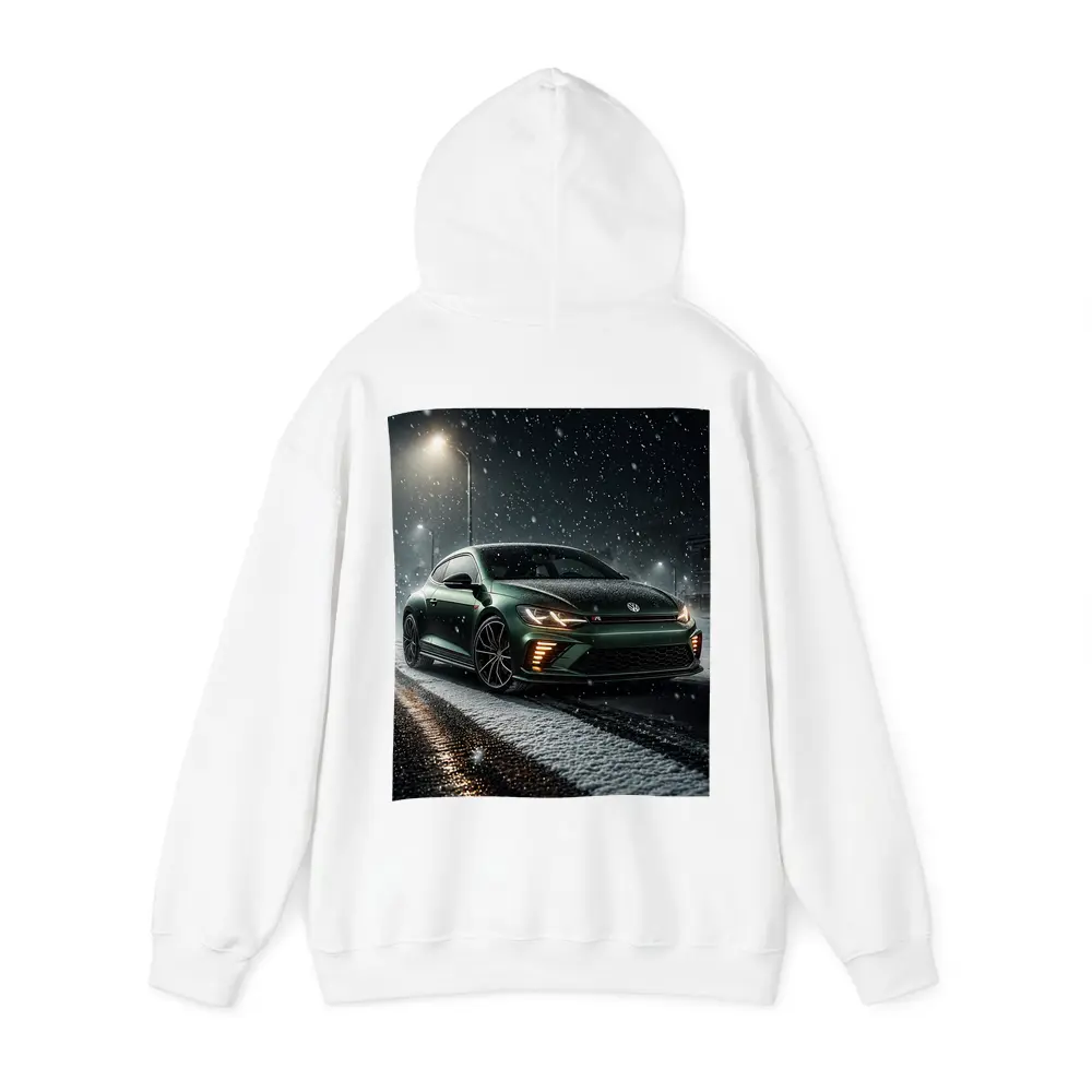 Volkswagen Scirocco R Dark Green Snow Night – Hoodies