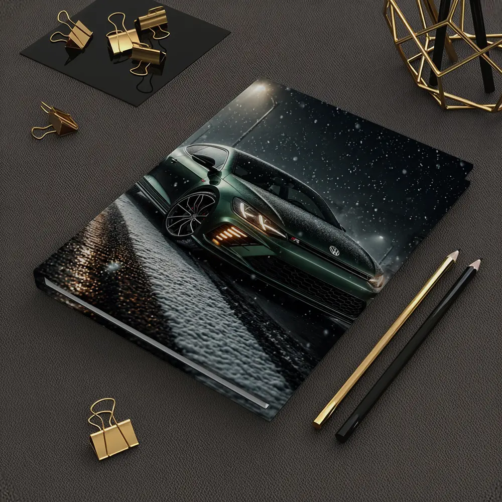 Volkswagen Scirocco R Dark Green Snow Night – Notebooks