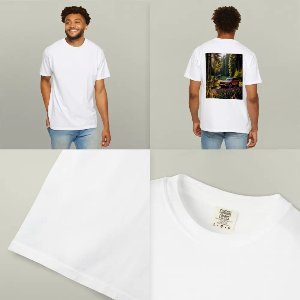 Volkswagen Touareg Orange SUV Forest Deer – T-Shirts