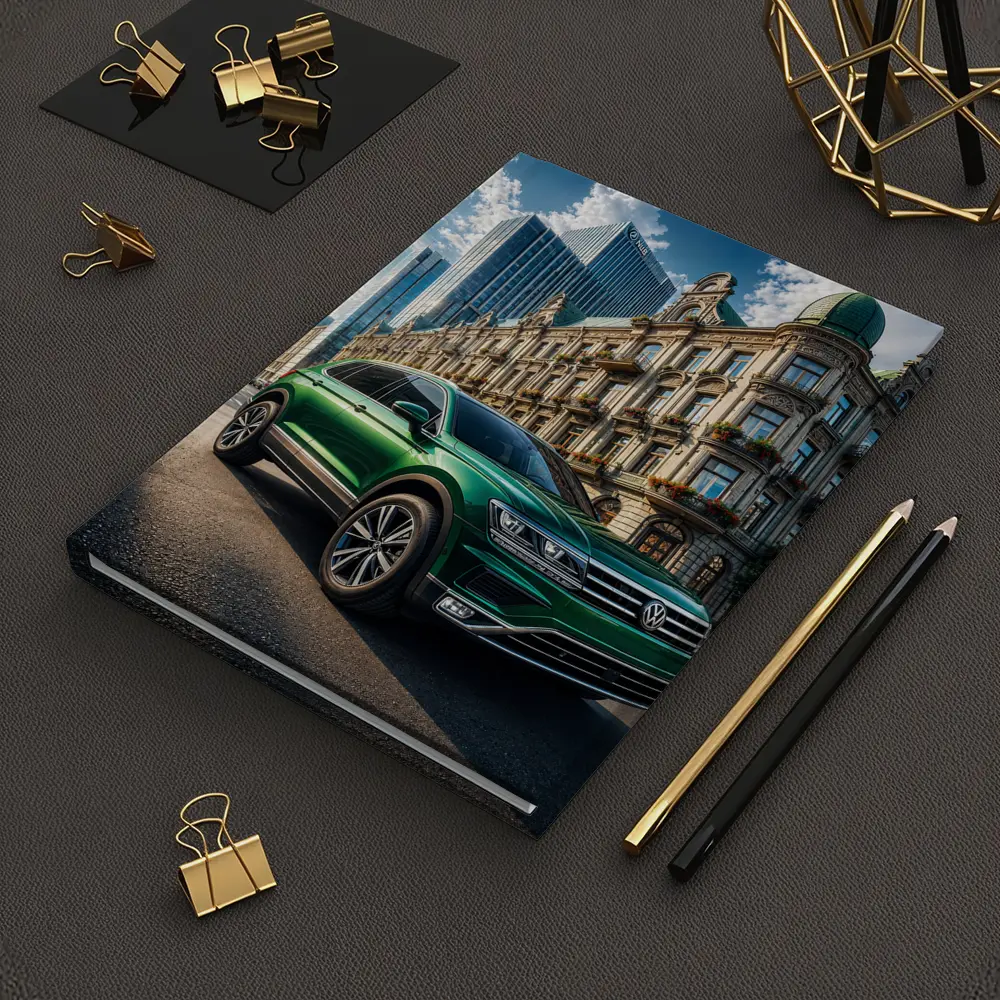 Volkswagen Tiguan Green SUV City Street – Notebooks