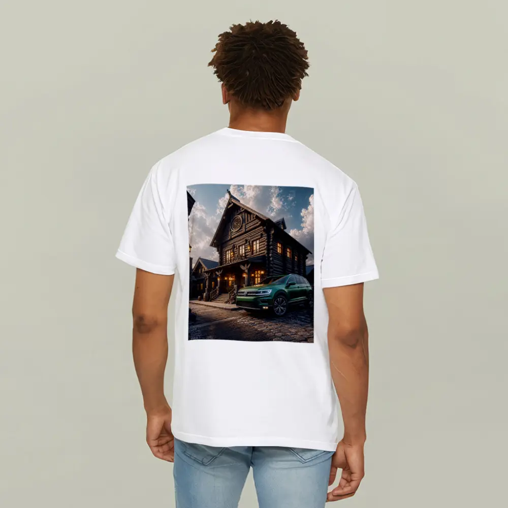 Volkswagen Tiguan Green SUV Rustic Lodge – T-Shirts
