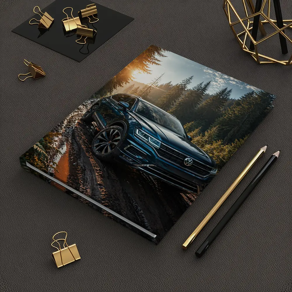 Volkswagen Touareg SUV Forest Trail Sunset – Notebooks