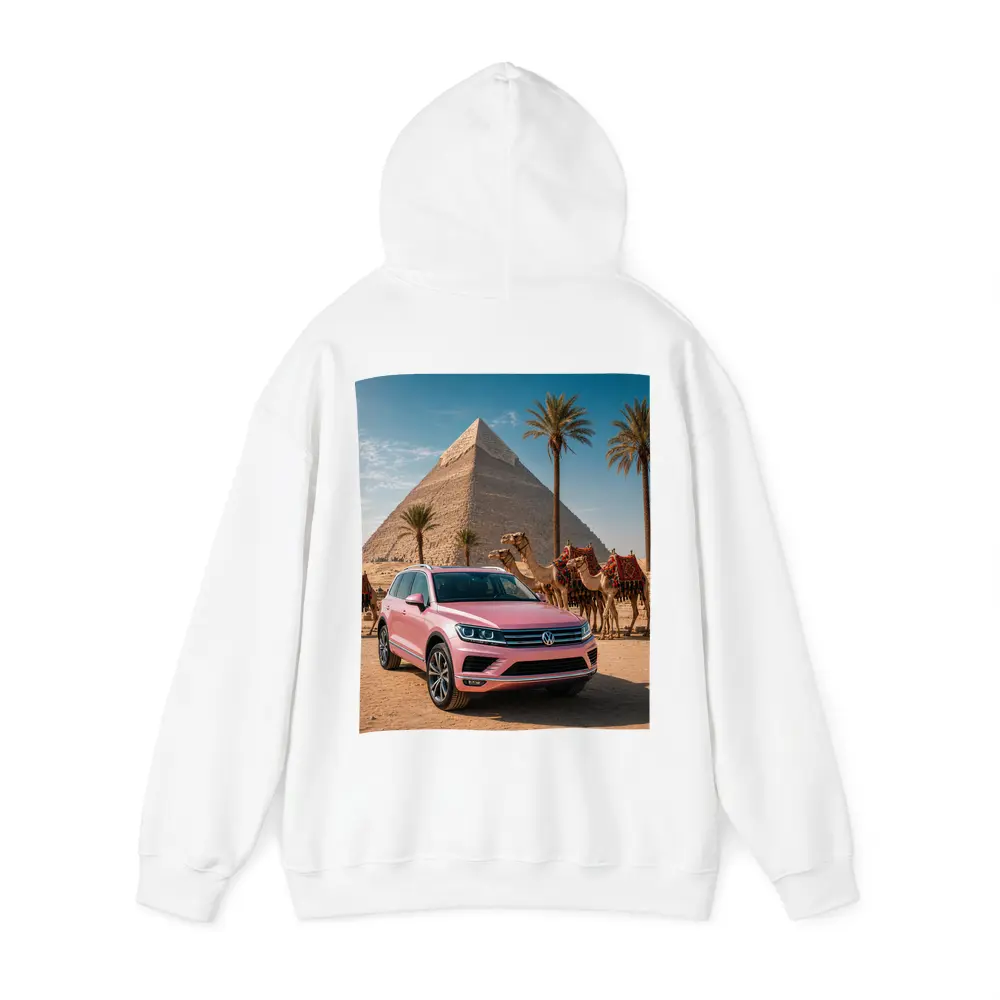 Volkswagen Touareg Pink SUV Egypt Pyramids – Hoodies