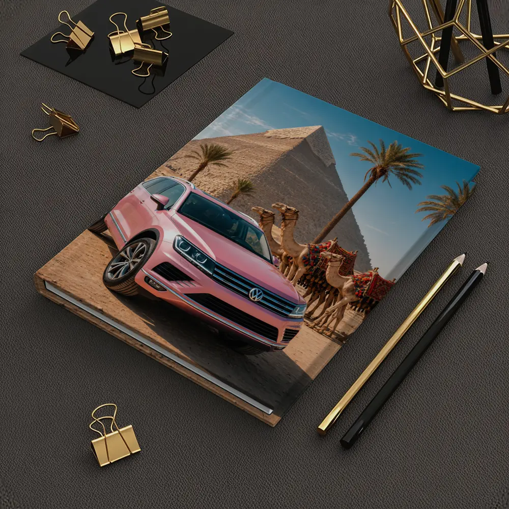 Volkswagen Touareg Pink SUV Egypt Pyramids – Notebooks