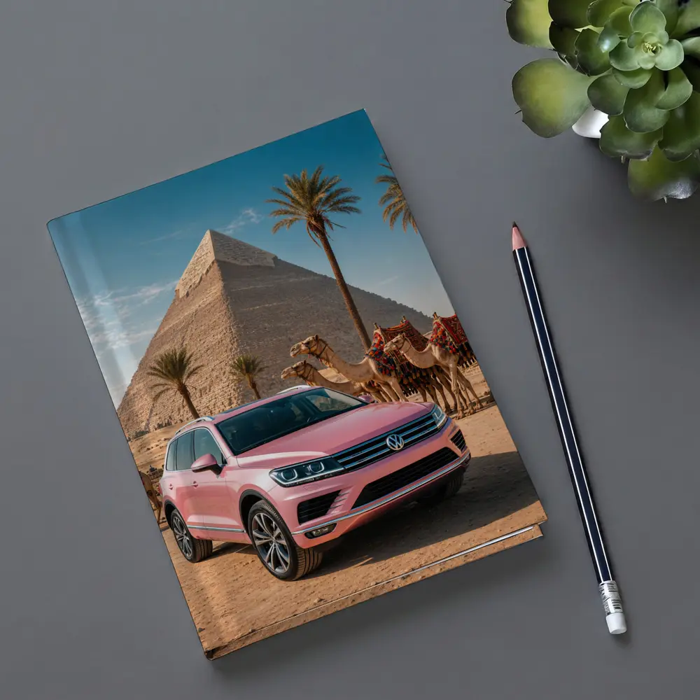 Volkswagen Touareg Pink SUV Egypt Pyramids – Notebooks