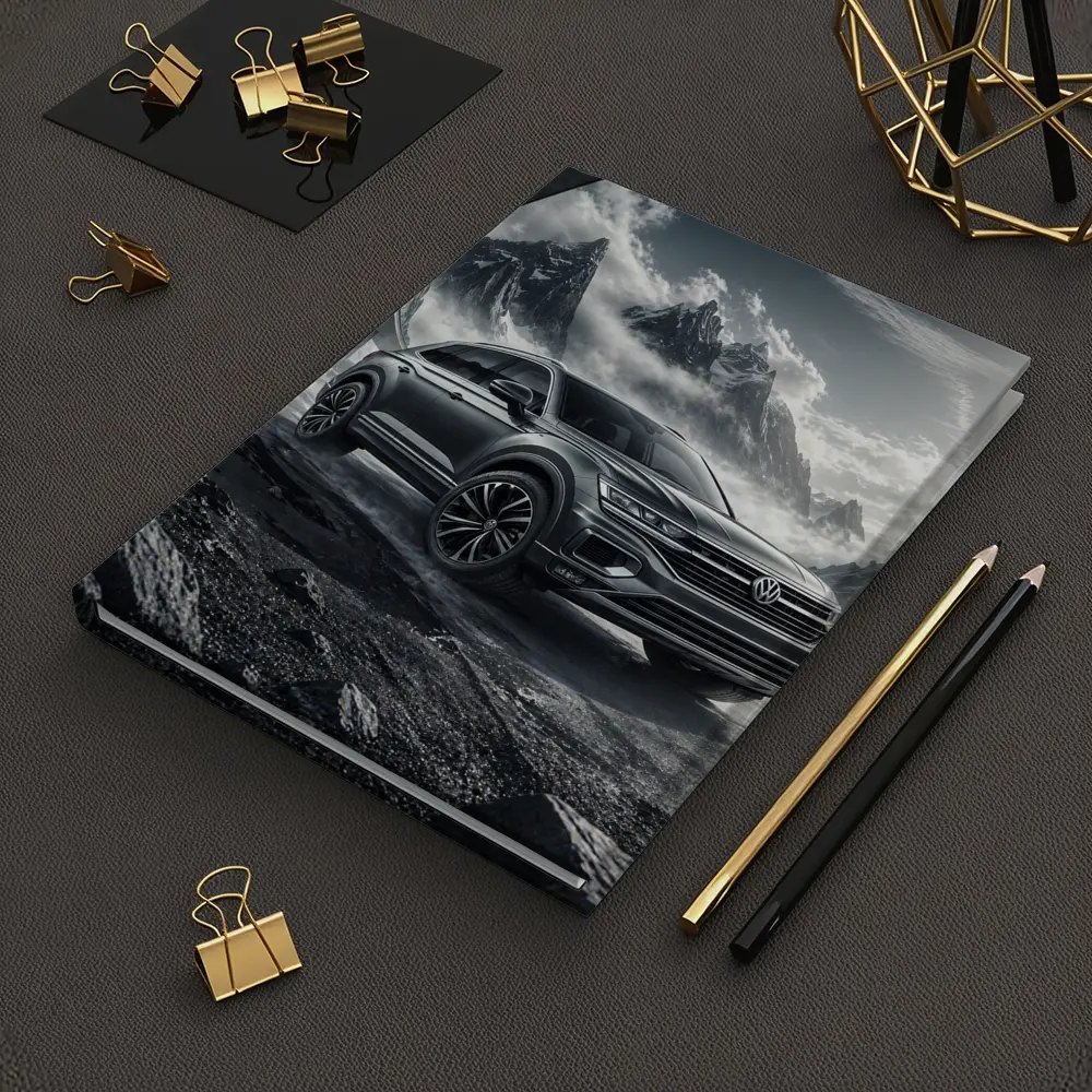 Volkswagen Touareg SUV Dark Mountain Scene – Notebooks
