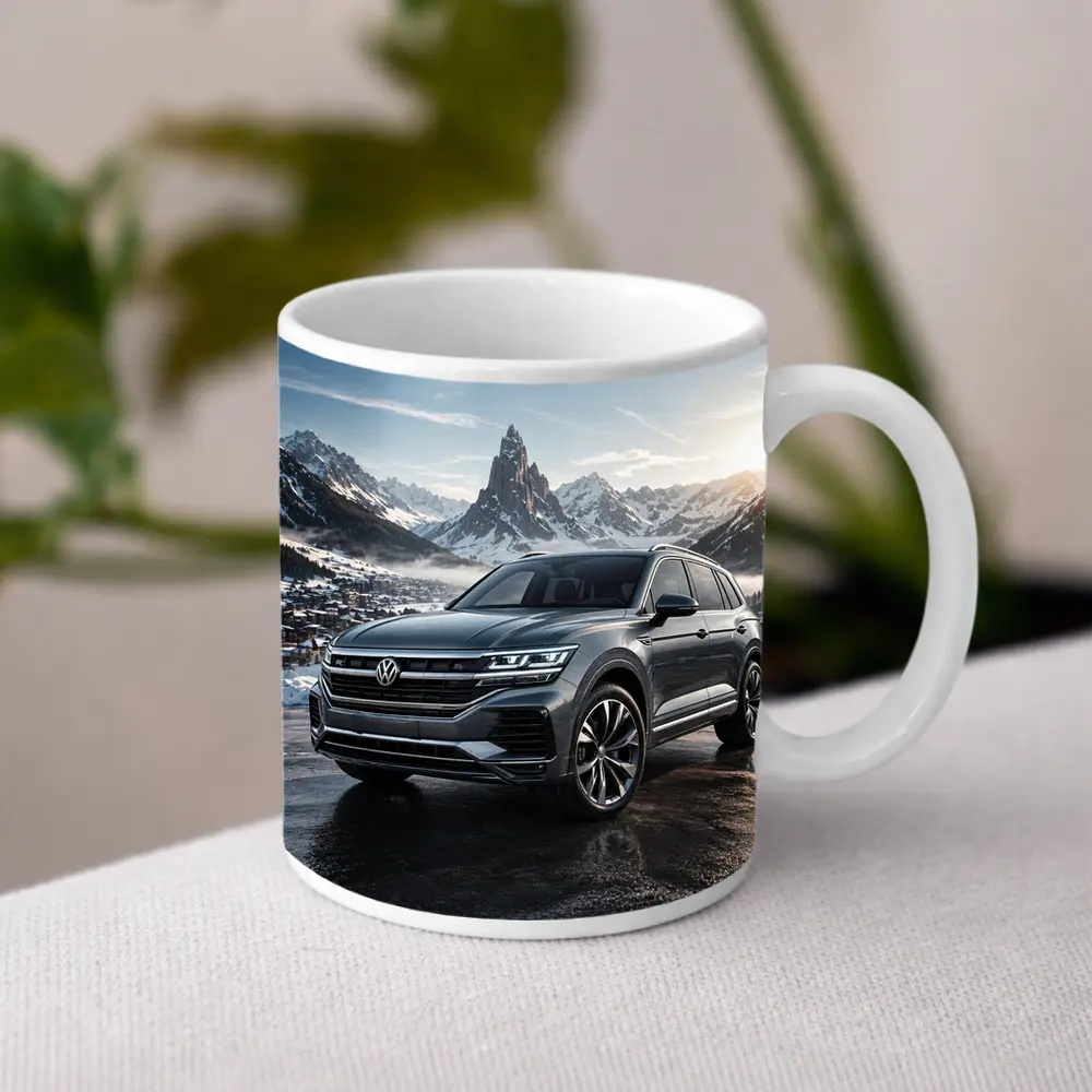 Volkswagen Touareg R Line Winter Mountains – Mugs