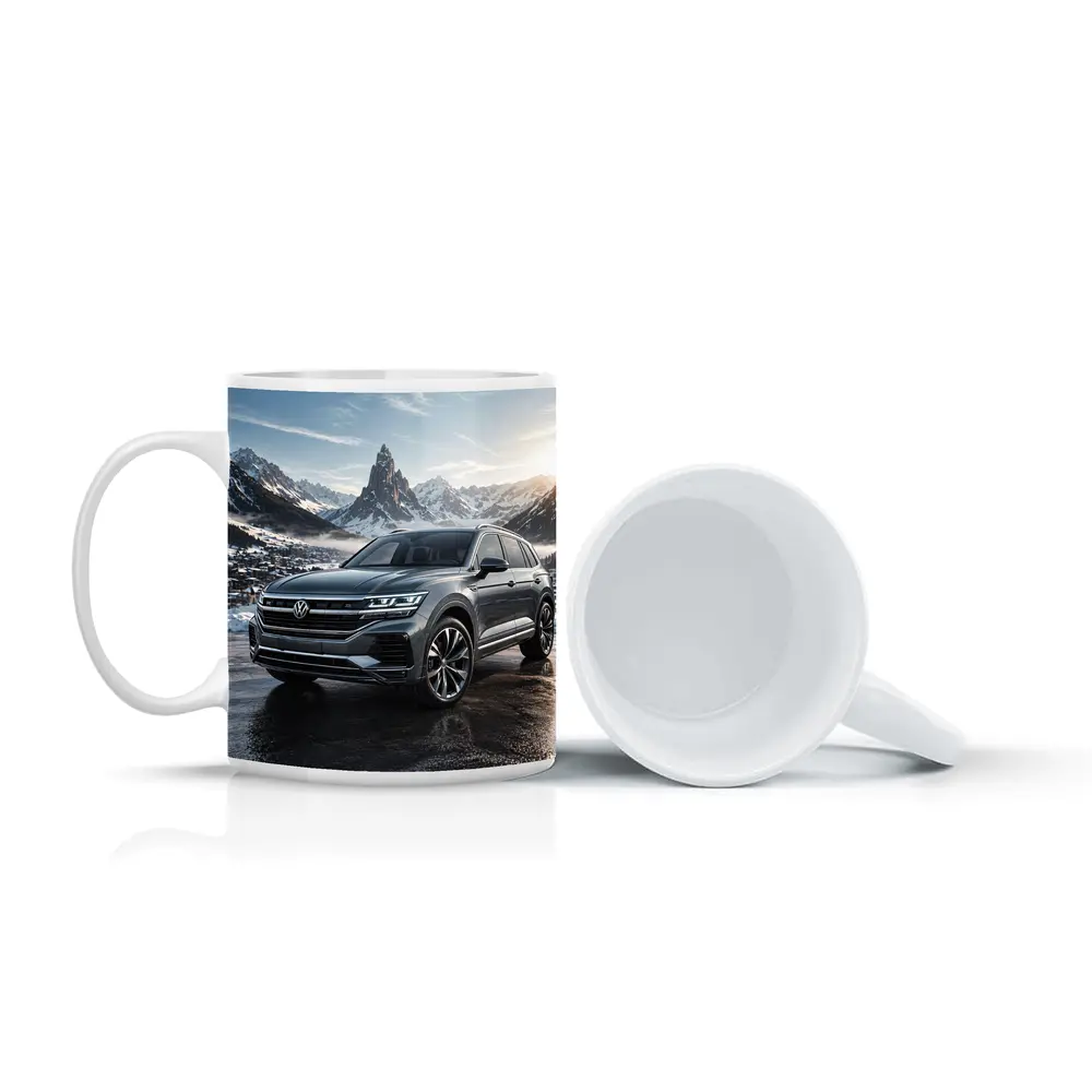 Volkswagen Touareg R Line Winter Mountains – Mugs