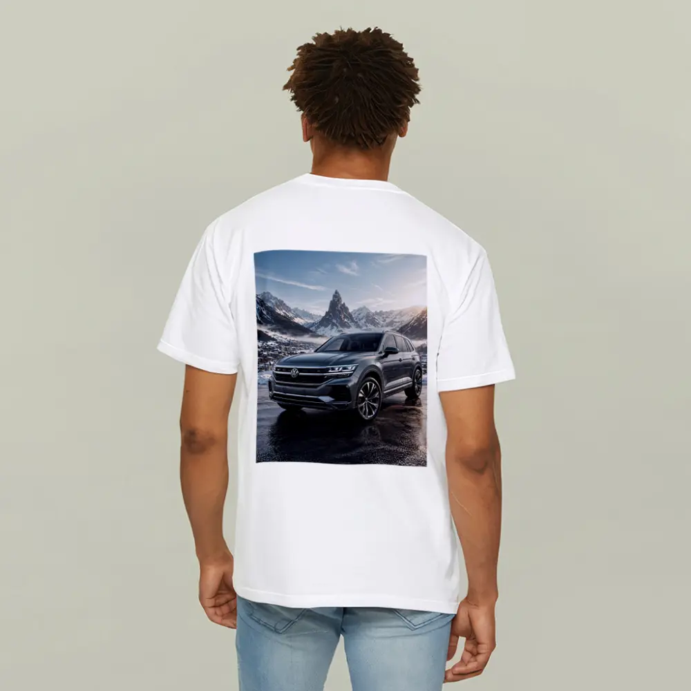 Volkswagen Touareg R Line Winter Mountains – T-Shirts