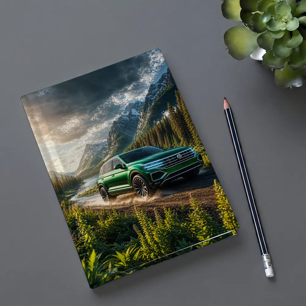 Volkswagen Touareg Green SUV Mountain Forest – Notebooks