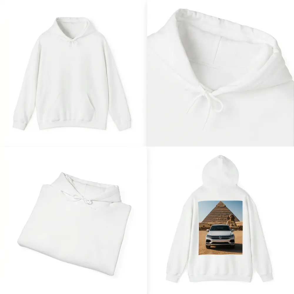 Volkswagen Touareg SUV Egypt Pyramids Sphinx – Hoodies