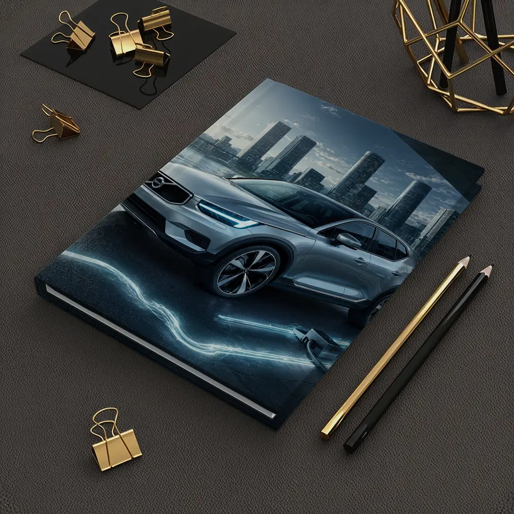 Volvo XC40 Electric City Skyline Night – Notebooks