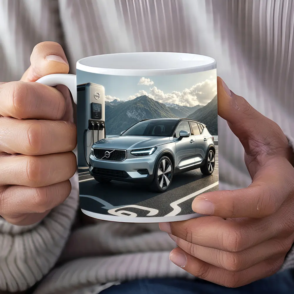 Volvo XC40 Electric SUV Mountain Charging Station – Mugs