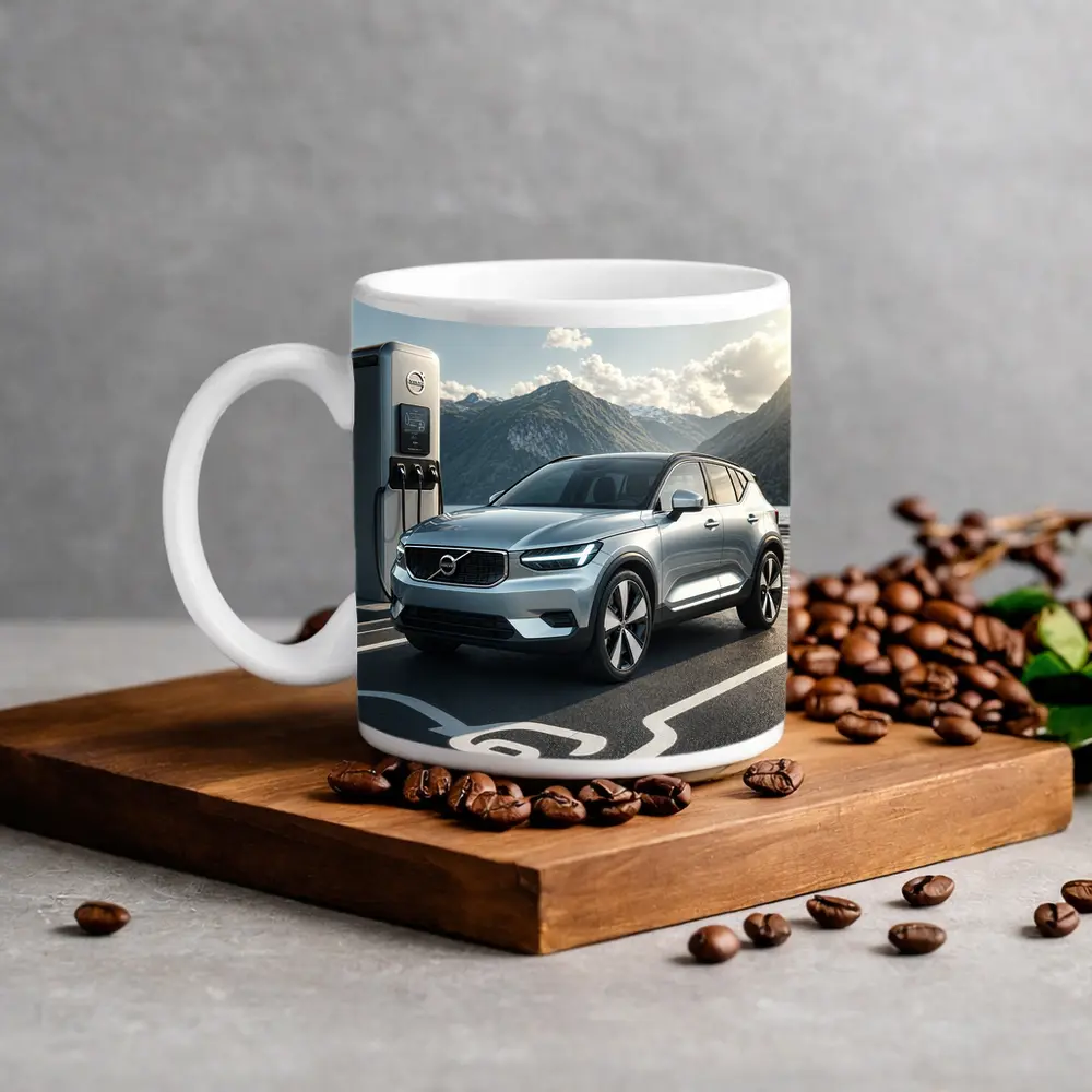 Volvo XC40 Electric SUV Mountain Charging Station – Mugs