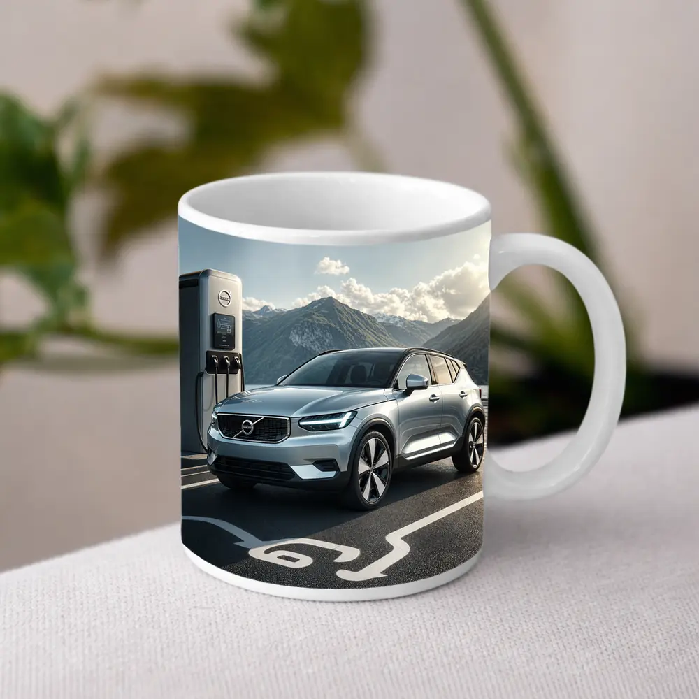 Volvo XC40 Electric SUV Mountain Charging Station – Mugs