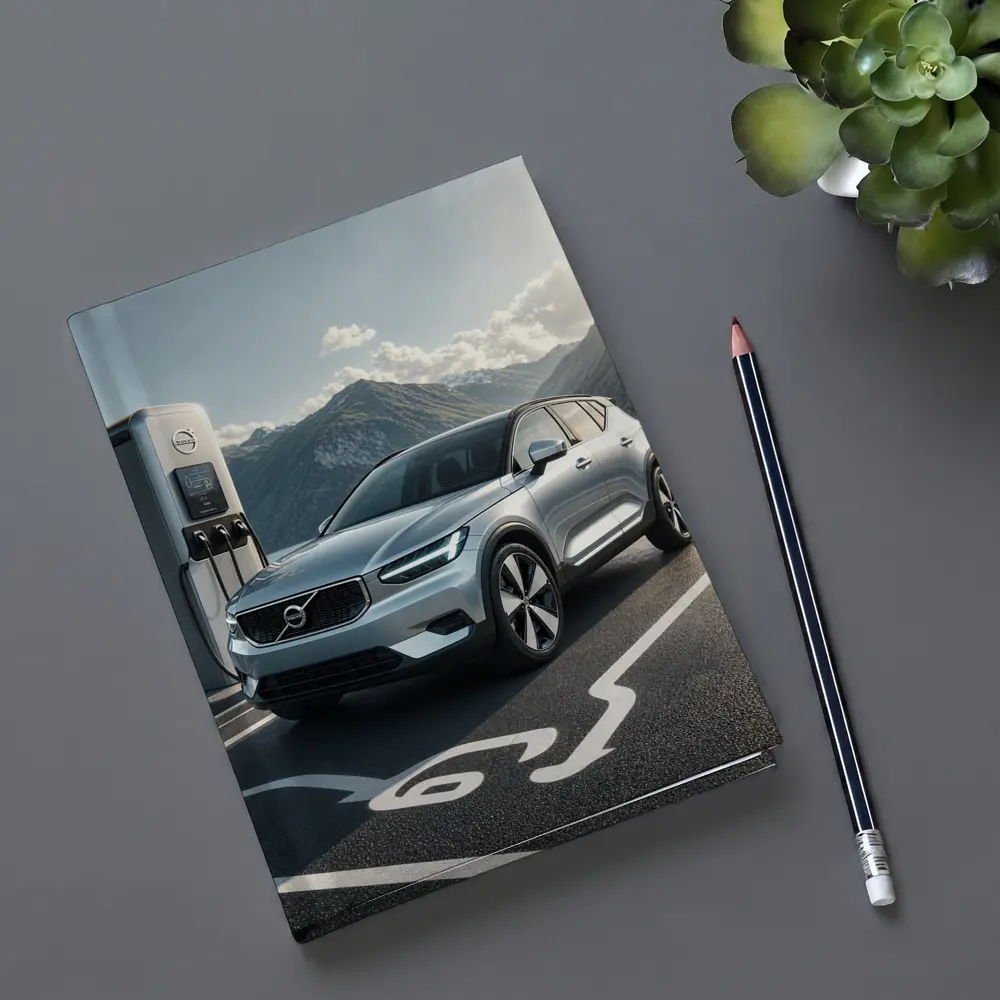 Volvo XC40 Electric SUV Mountain Charging Station – Notebooks