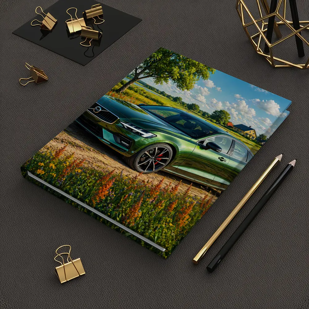 Volvo S60 Green Sedan Rural Countryside – Notebooks