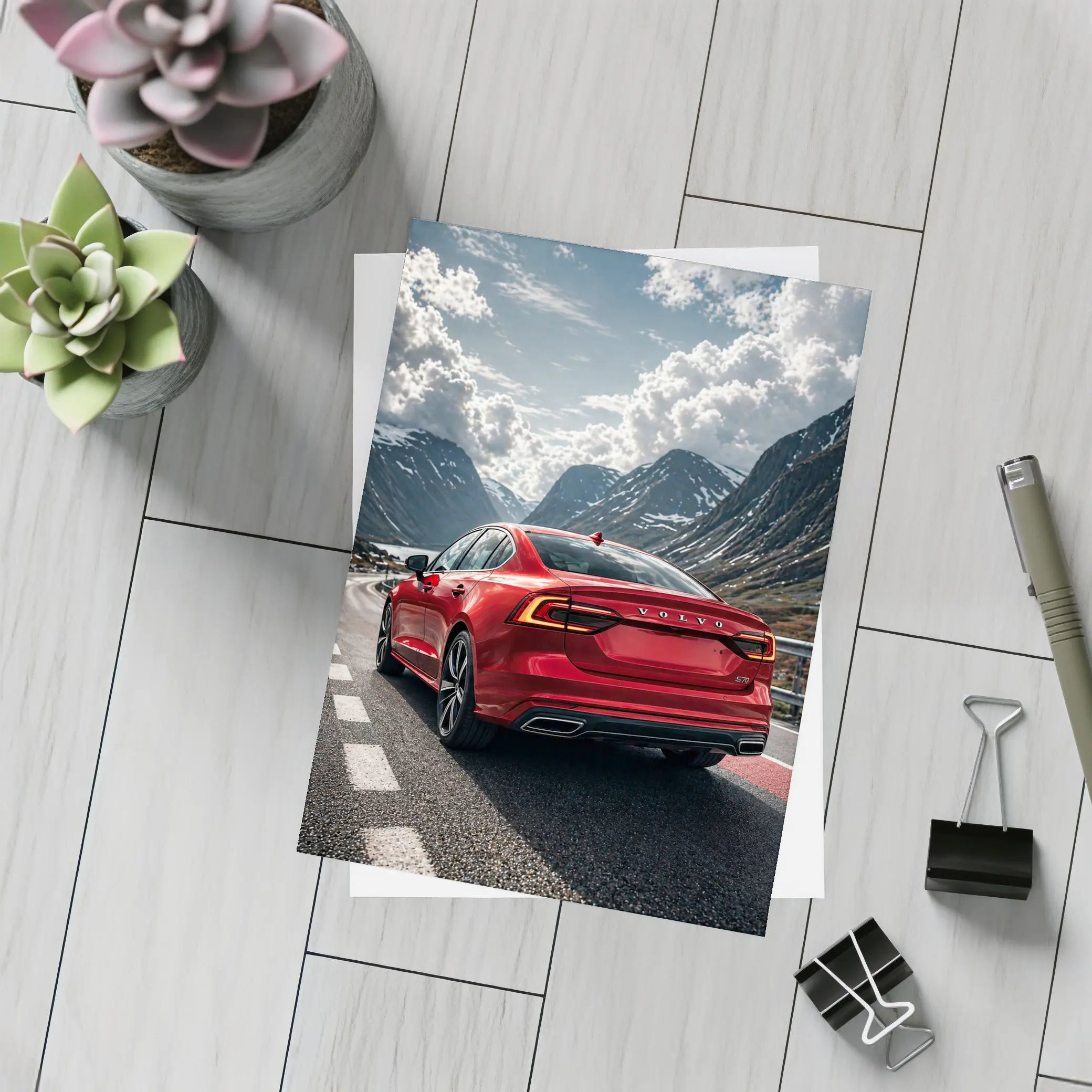 Volvo S60 Red Mountain Road Drive – Postcards