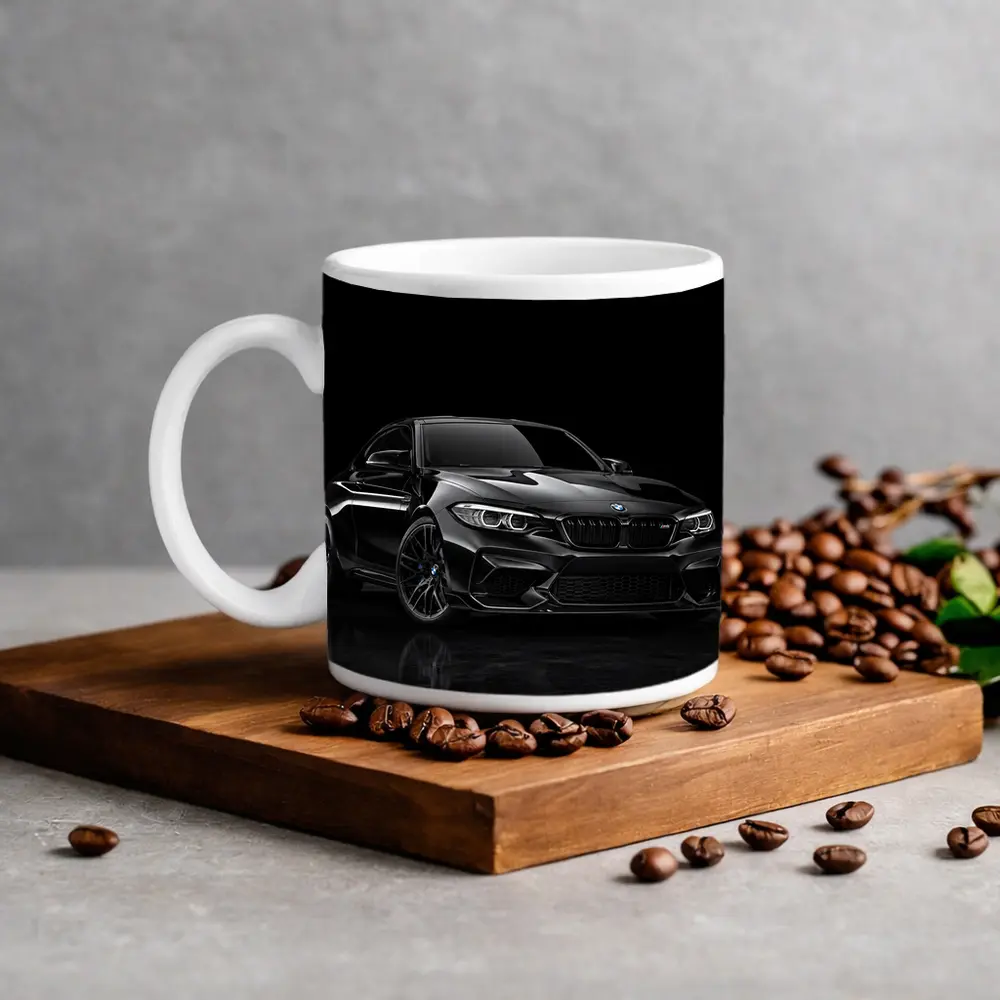 BMW M2 Black Coupe Dark Studio – Mugs