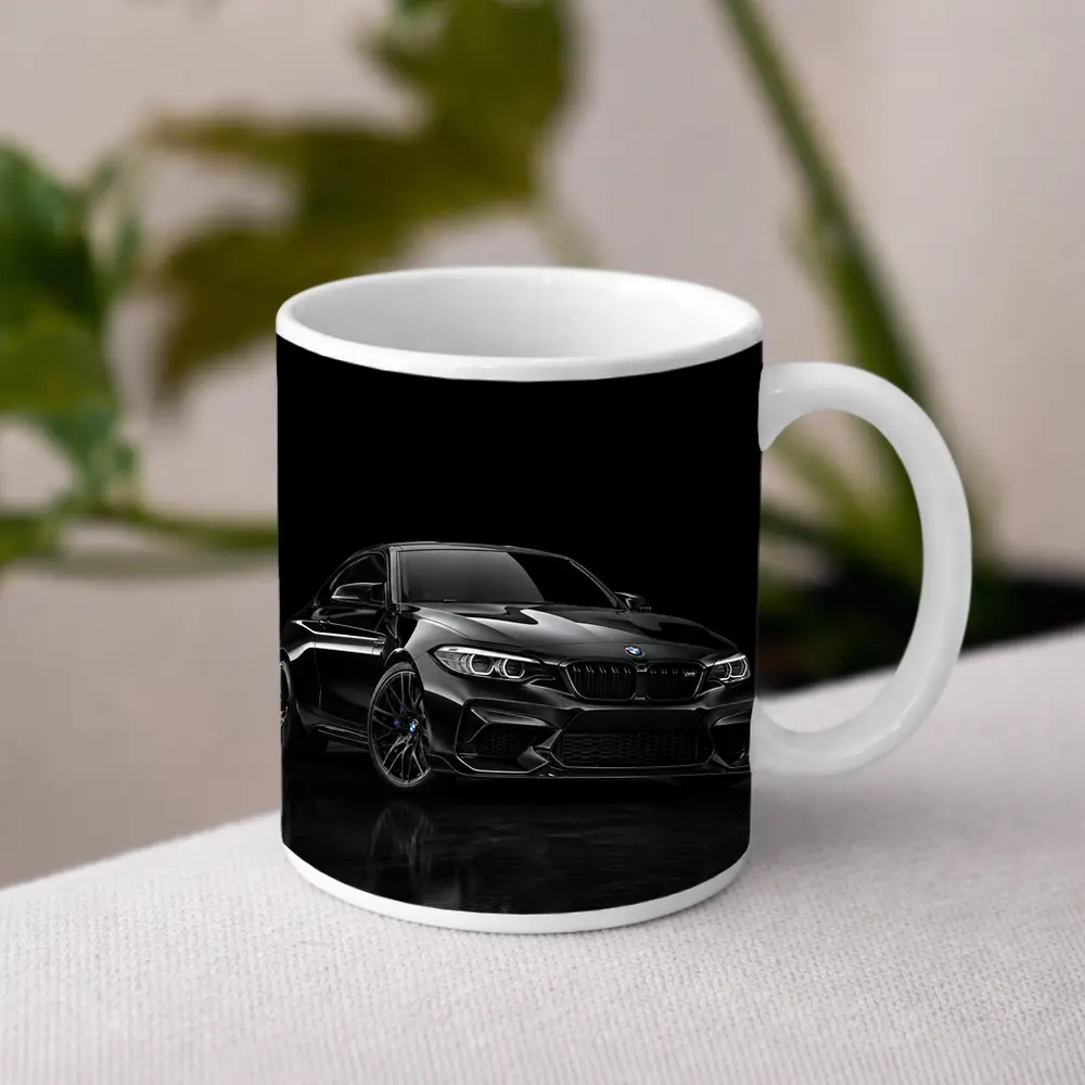 BMW M2 Black Coupe Dark Studio – Mugs