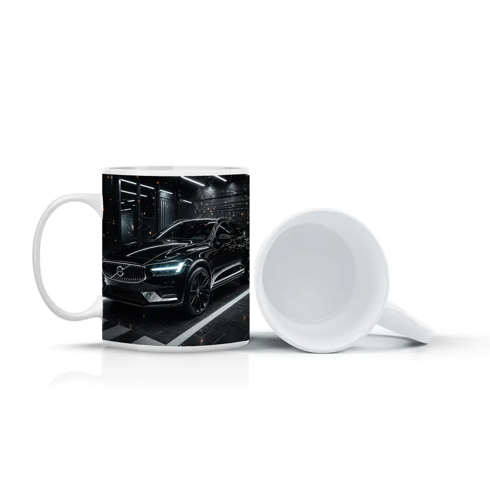 Volvo XC60 Black SUV Dark Garage – Mugs