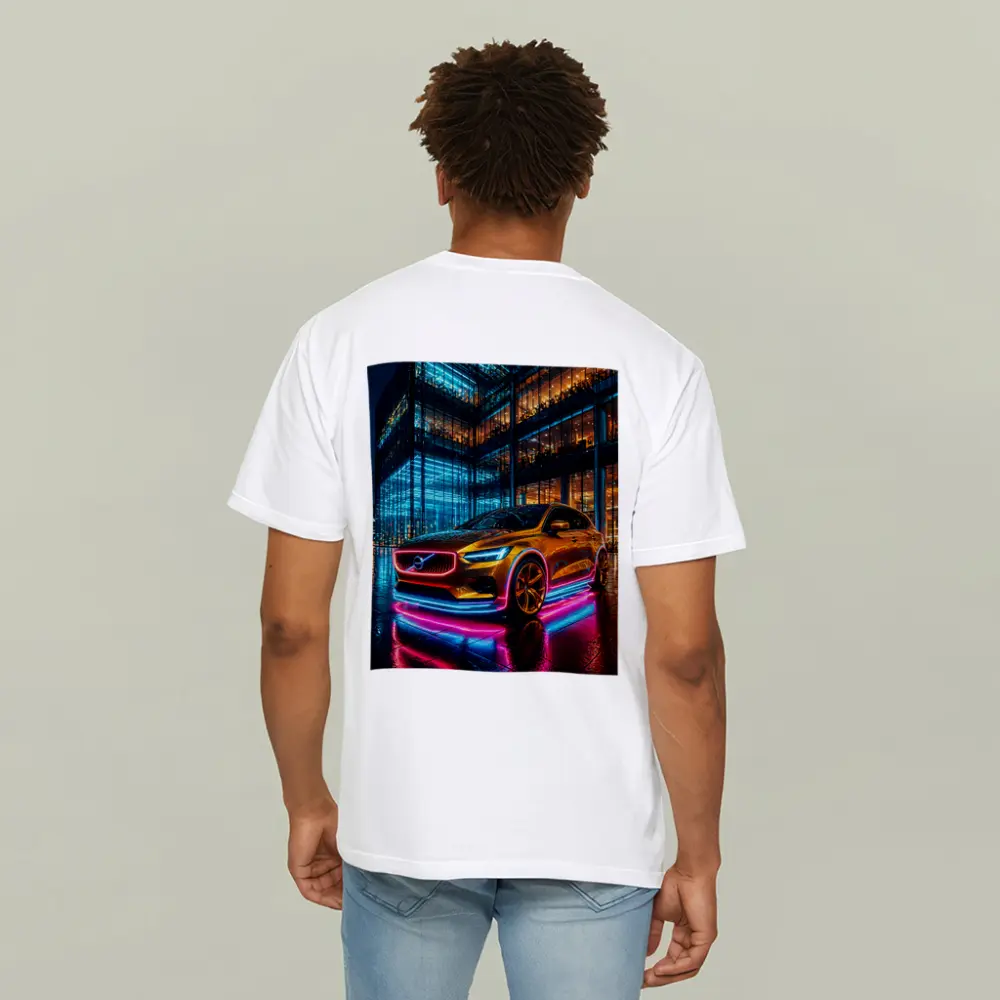 Volvo V40 Neon Lights City Night – T-Shirts