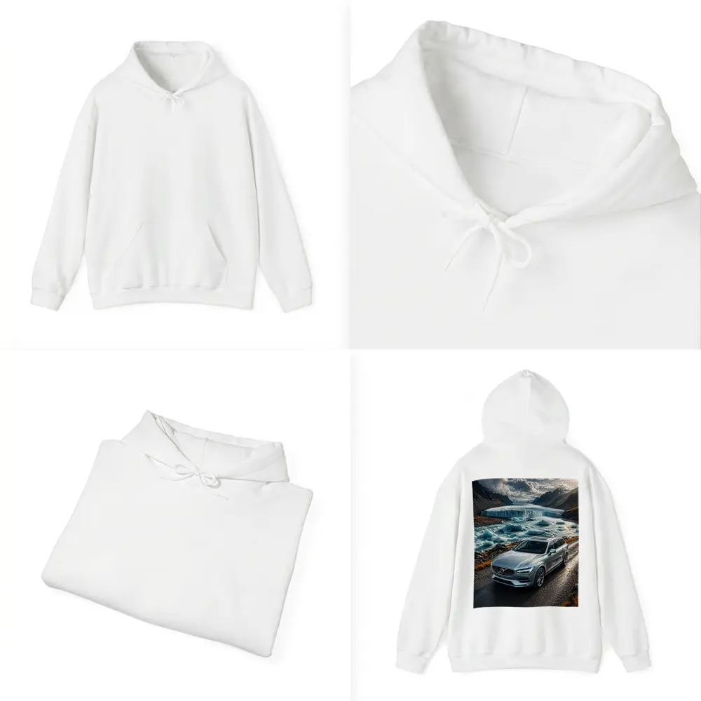 Volvo V90 Cross Country Glacial River Drive – Hoodies