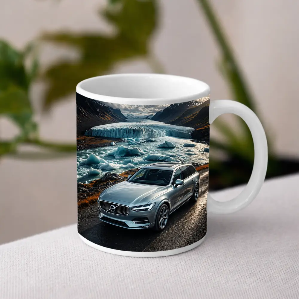 Volvo V90 Cross Country Glacial River Drive – Mugs