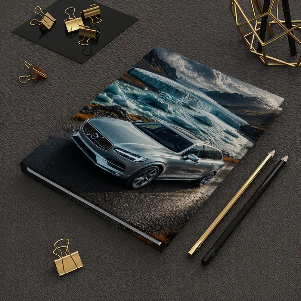 Volvo V90 Cross Country Glacial River Drive – Notebooks