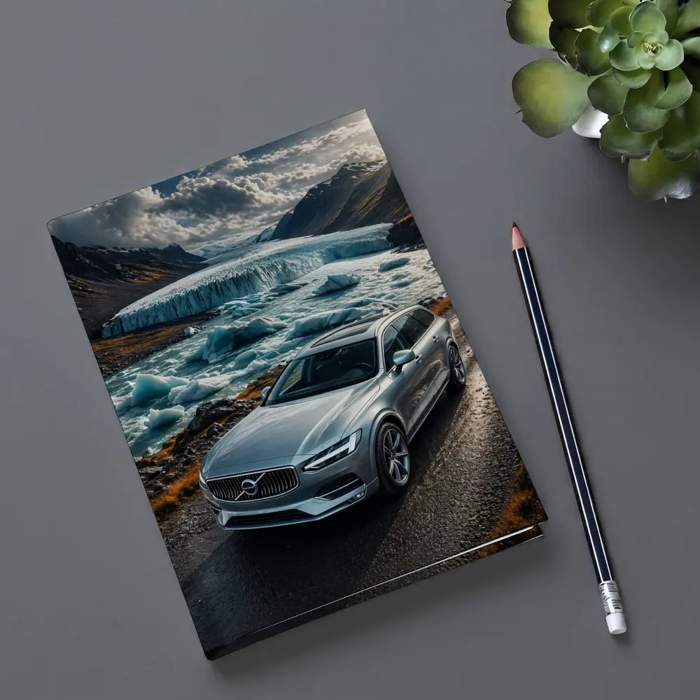 Volvo V90 Cross Country Glacial River Drive – Notebooks