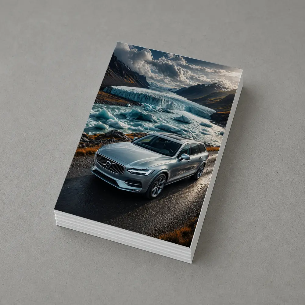 Volvo V90 Cross Country Glacial River Drive – Postcards