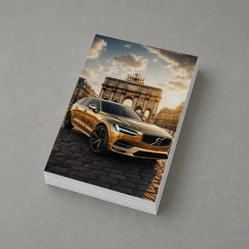 Volvo V90 Gold Paris Arc de Triomphe – Postcards