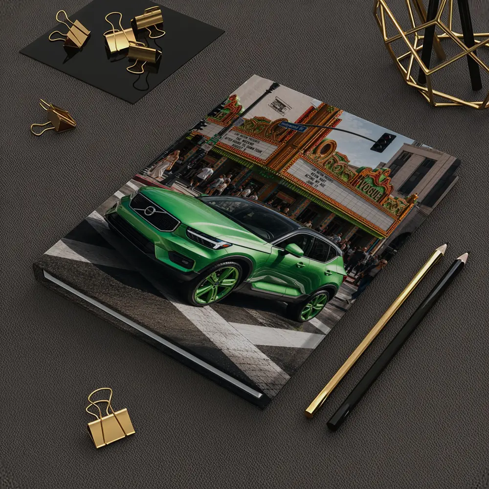 Volvo XC40 Green Hollywood Boulevard City Street – Notebooks