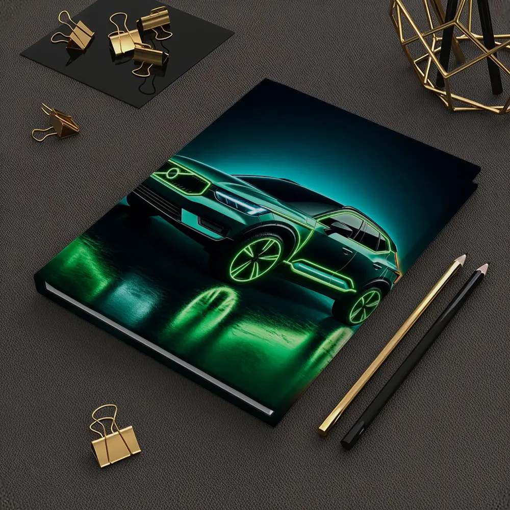 Volvo XC40 Neon Green Dark Studio – Notebooks