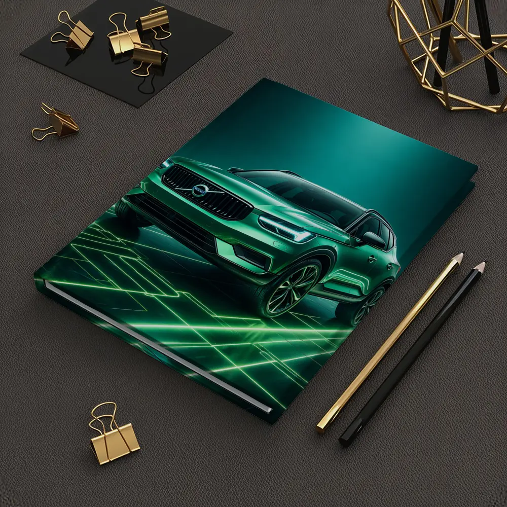 Volvo XC40 Green Neon Glow Art – Notebooks