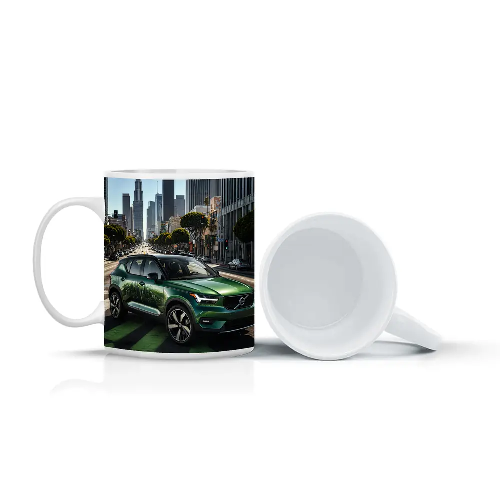 Volvo XC40 Green SUV Los Angeles Street – Mugs
