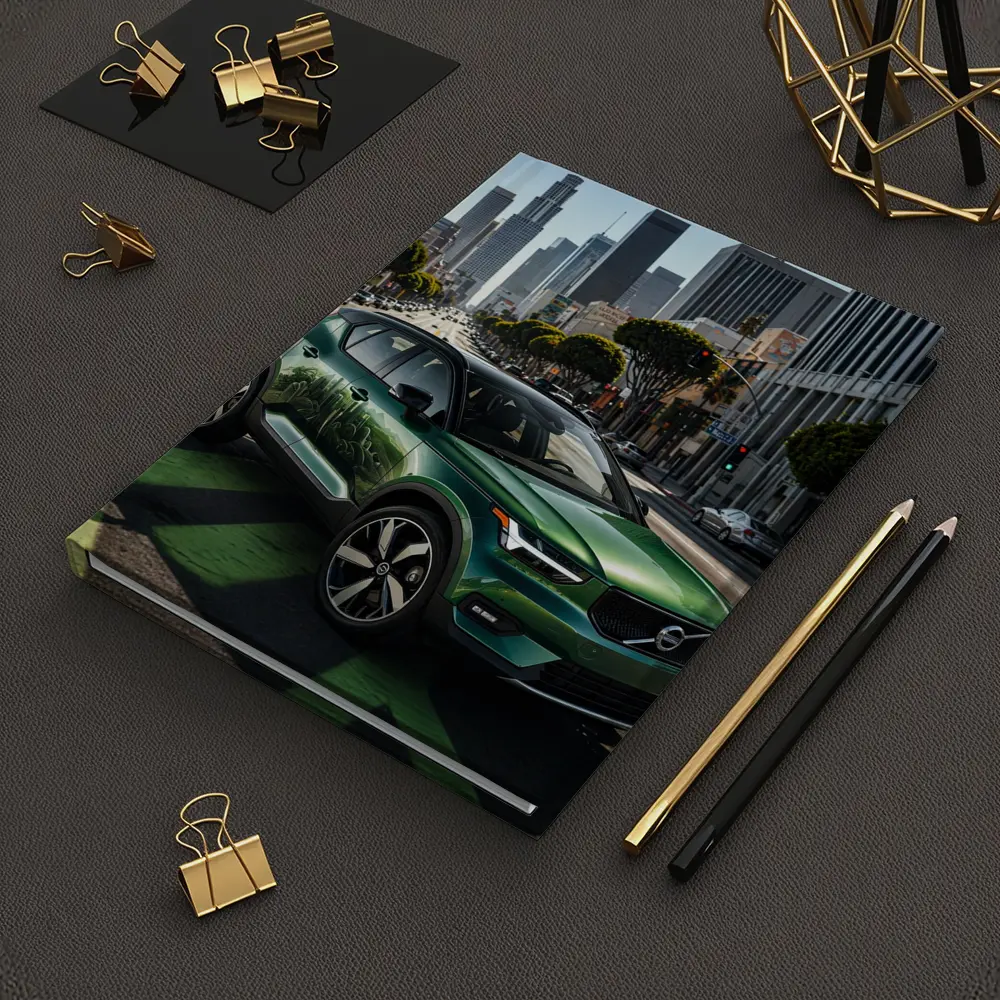 Volvo XC40 Green SUV Los Angeles Street – Notebooks