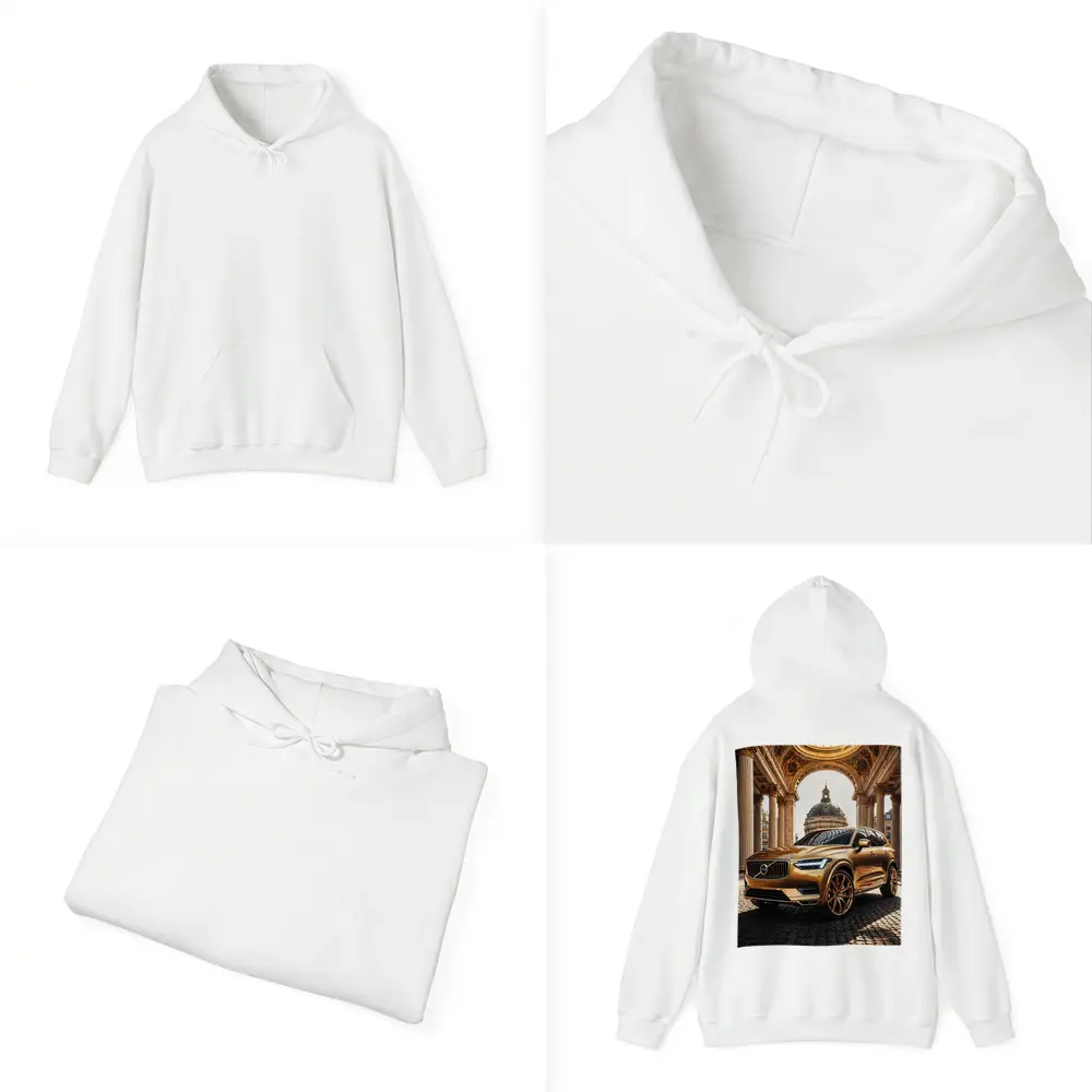 Volvo XC60 Gold SUV Classical Architecture – Hoodies