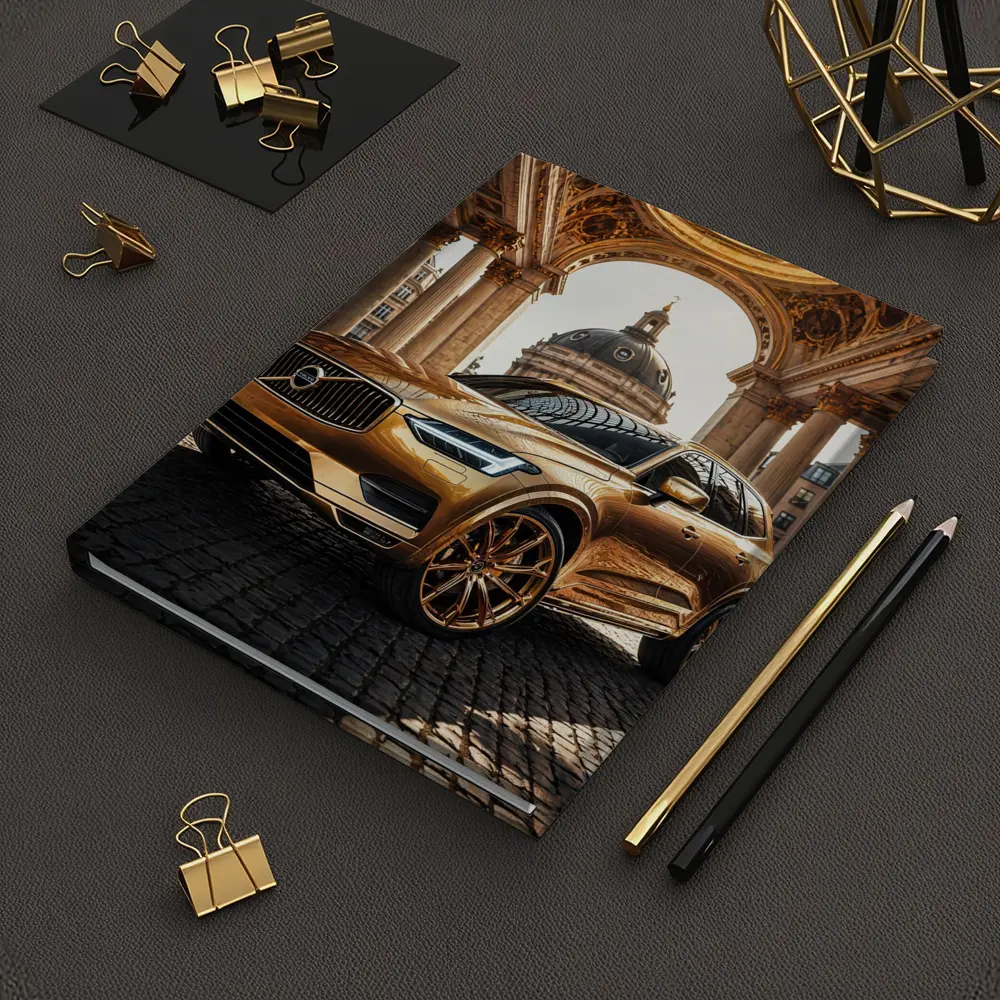 Volvo XC60 Gold SUV Classical Architecture – Notebooks