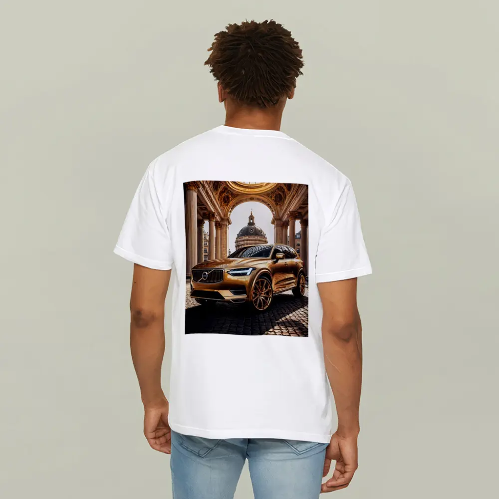Volvo XC60 Gold SUV Classical Architecture – T-Shirts