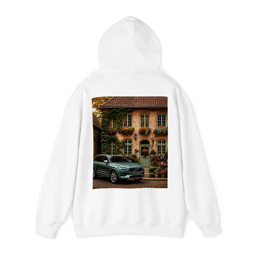 Volvo XC90 Parked Outside Charming Brick House – Hoodies