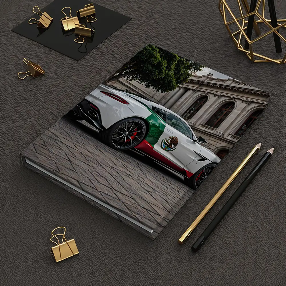 Aston Martin DB11 Mexican Flag Urban Plaza – Notebooks