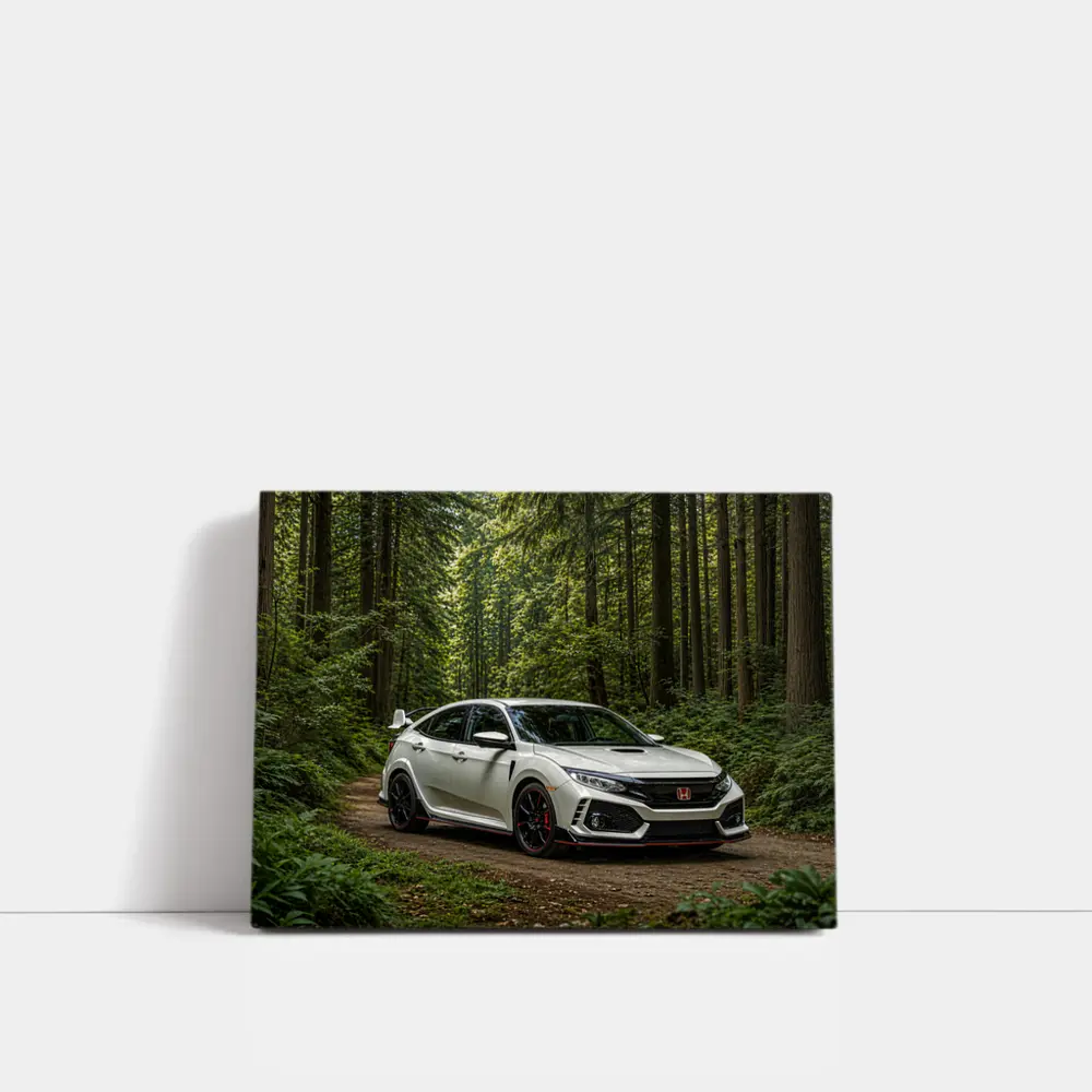 Honda Civic Type R Forest Trail – Wall Art