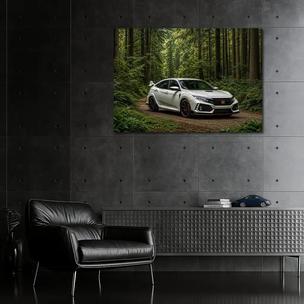 Honda Civic Type R Forest Trail – Wall Art