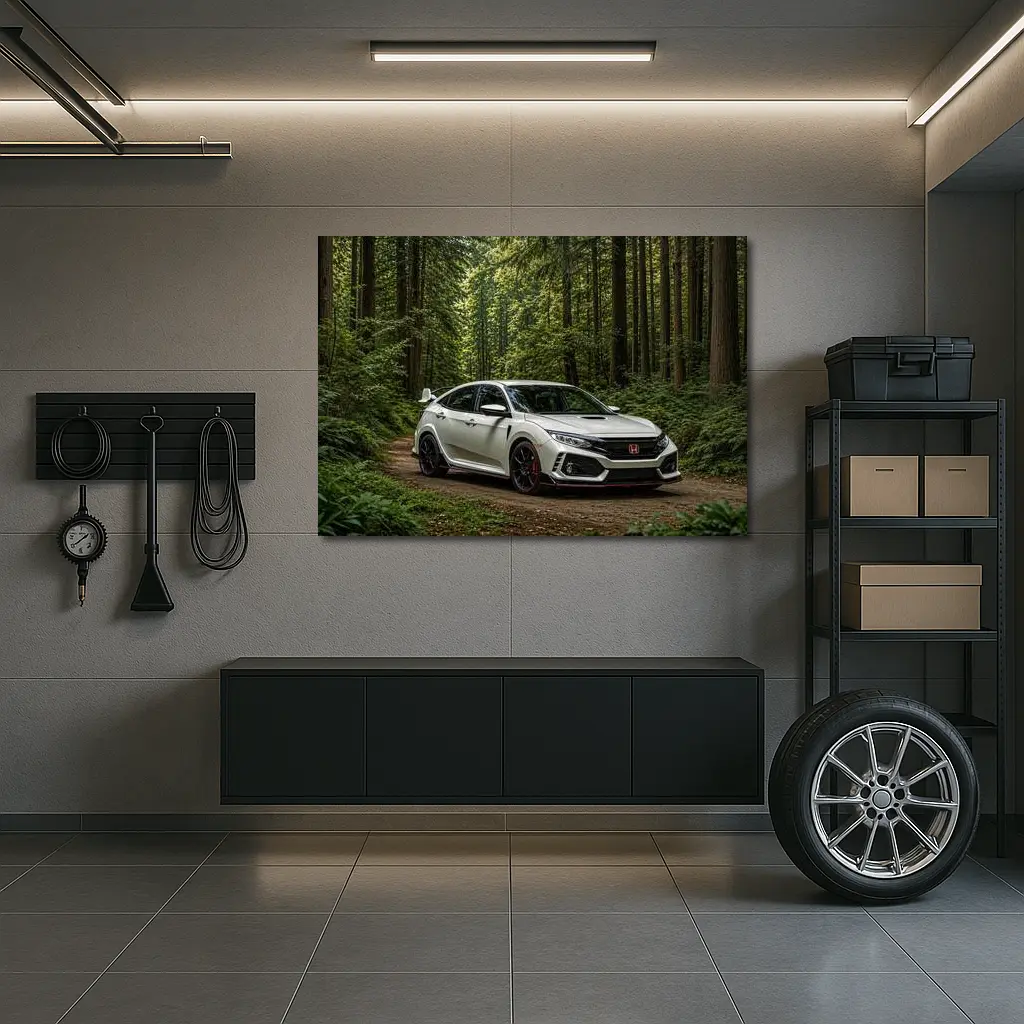 Honda Civic Type R Forest Trail – Wall Art