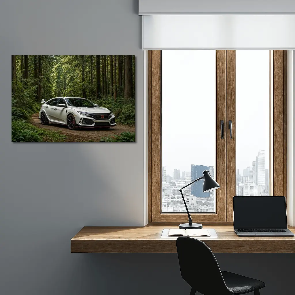 Honda Civic Type R Forest Trail – Wall Art