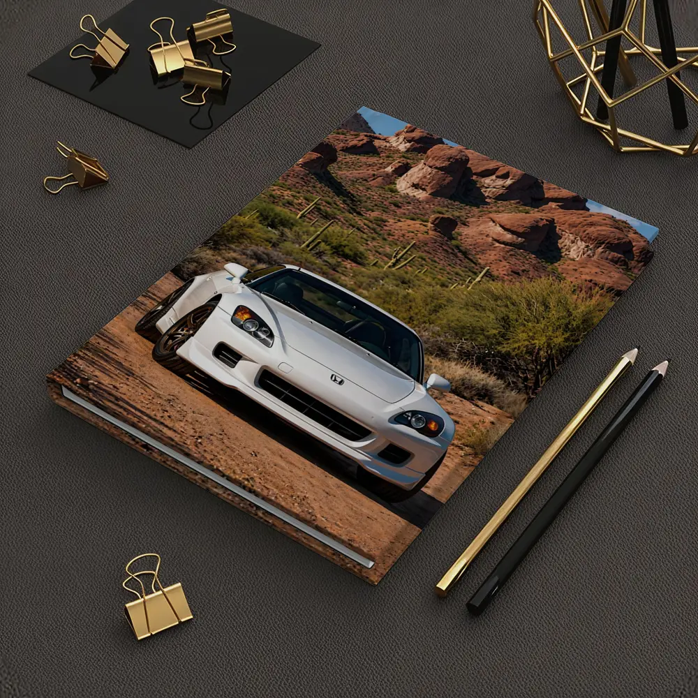 Honda S2000 White Desert Rock Background – Notebooks