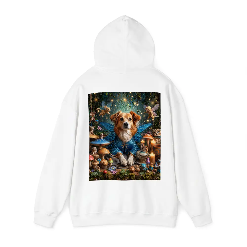 Fairy Dog With Wings In Enchanted Forest – Hoodies