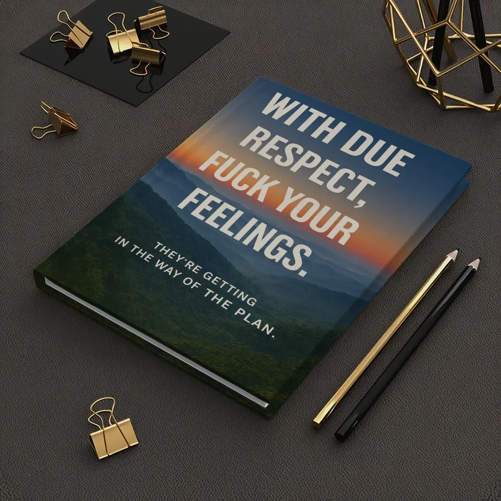With Due Respect Fuck Your Feelings Mountains – Notebooks
